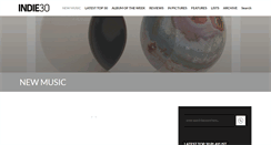 Desktop Screenshot of indie30.com